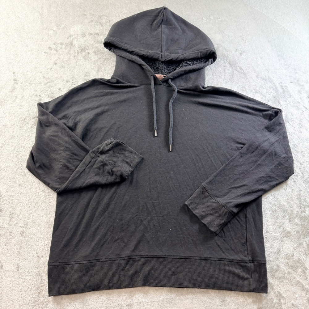 Victoria's Secret Modal Blend Hoodie Black Women's Size Medium